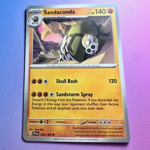 sandaconda - 120/198 (uncommon) — pokemon: scarlet & violet base set